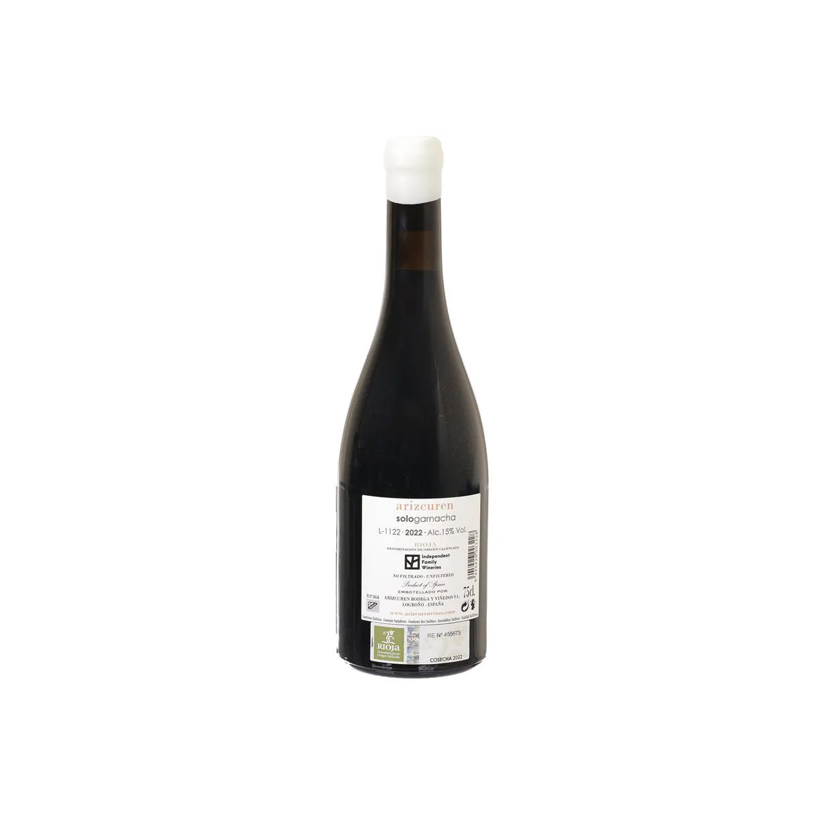 ARIZCUREN Solo Garnacha 2022 (750mL)