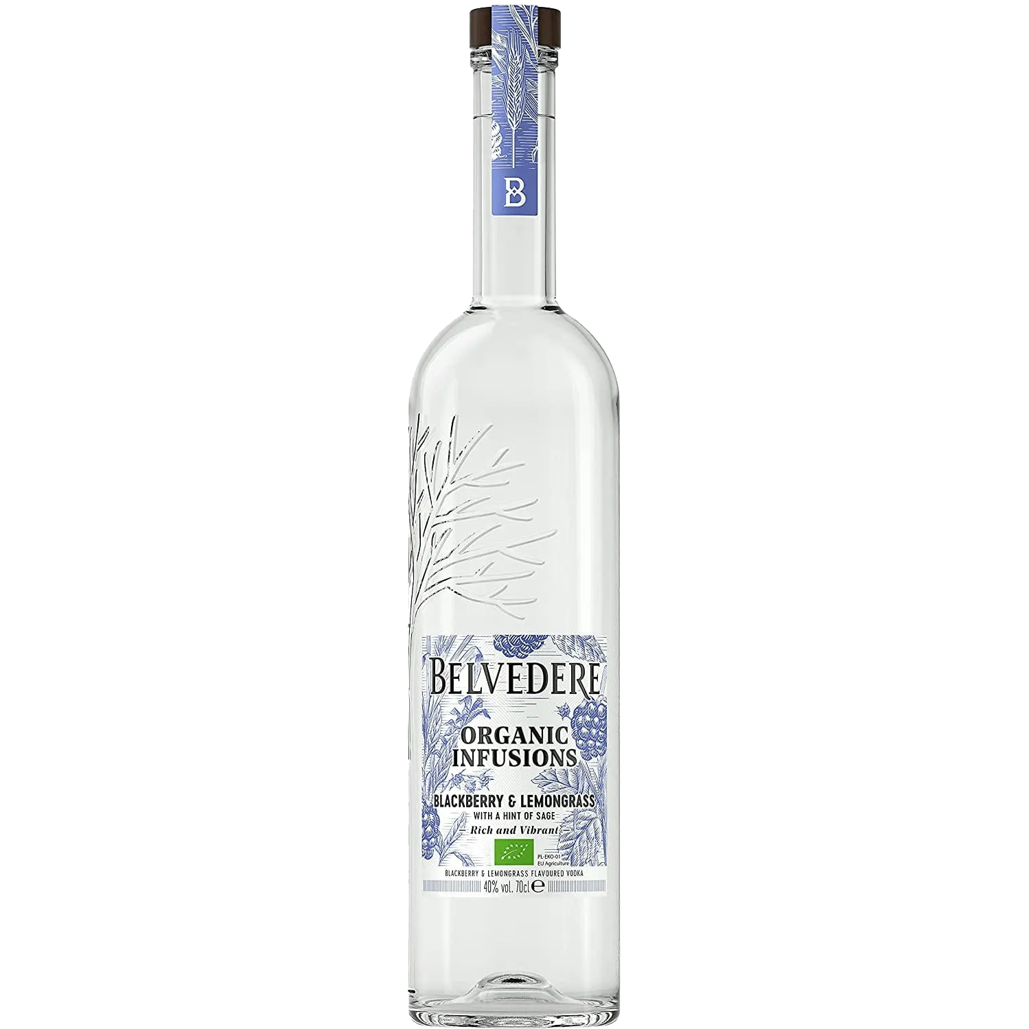 Belvedere Vodka Organic Infusions Blackberry & Lemongrass Vodka