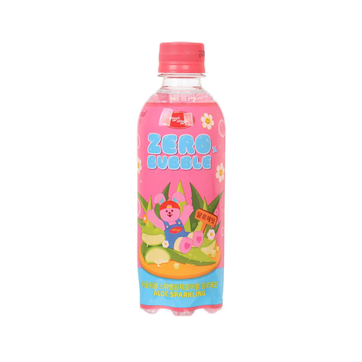 BLING BOOSTER Wiggle Wiggle Sparkling Soda - Aloe [PET]  (355mL)