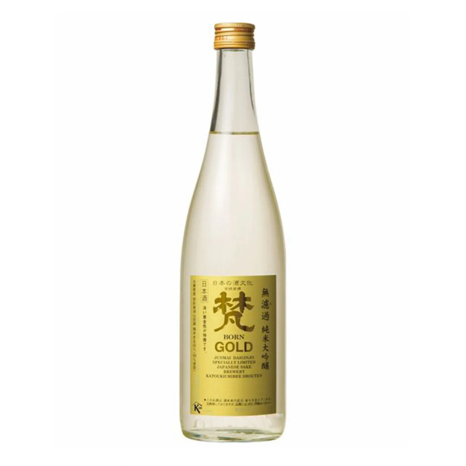 BORN Gold with Gold Flakes Junmai Daiginjo- 720ml