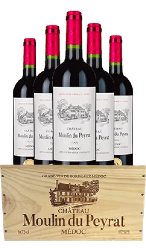CH Moulin du Peyrat SIX PACK Medoc Bordeaux 2021