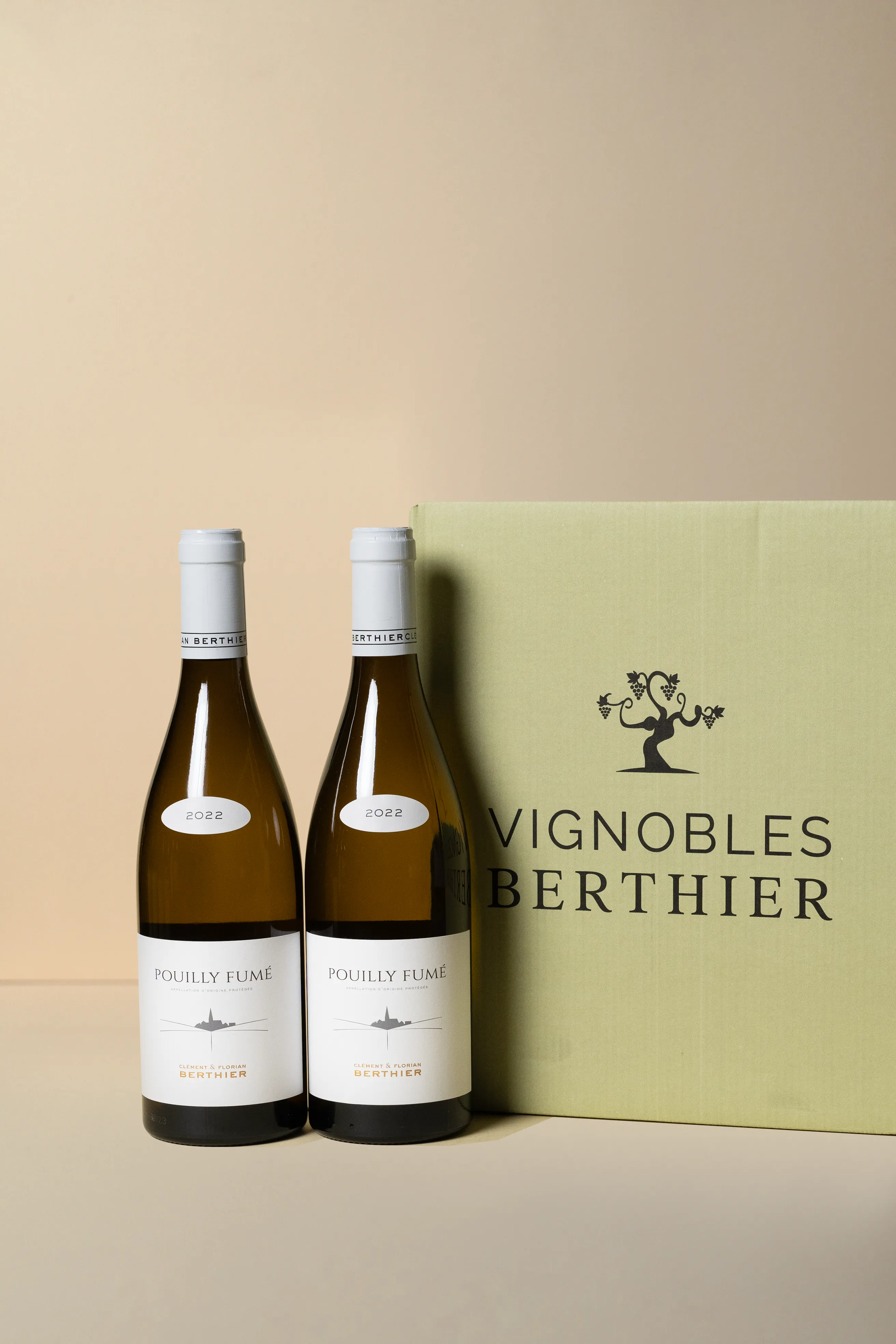 Clement & Florian Berthier, Pouilly Fume 2022 750ML (OCC of 6 bottles)
