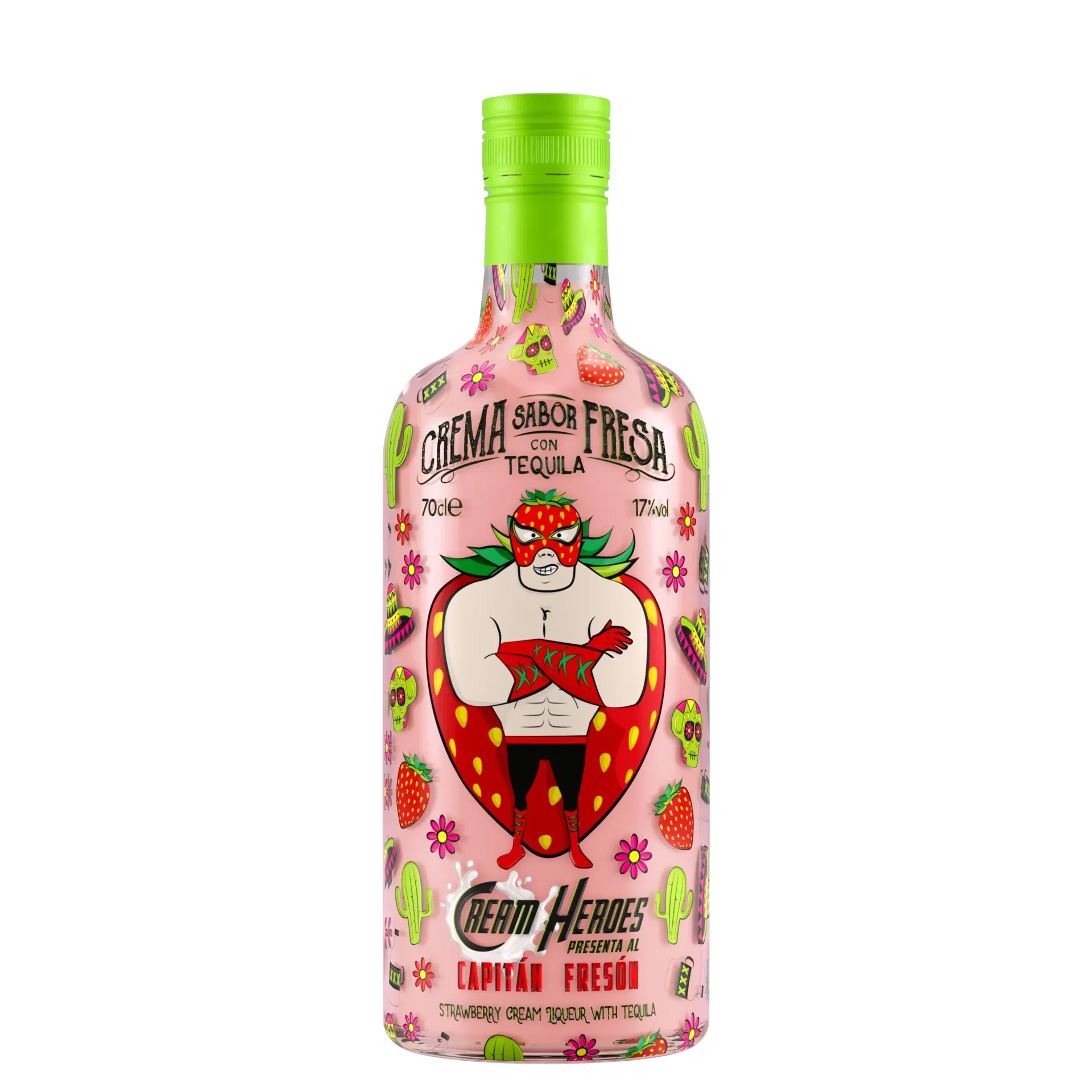 Cream Heroes Capitán Fresón Strawberry Cream Liqueur with Tequila 70cl