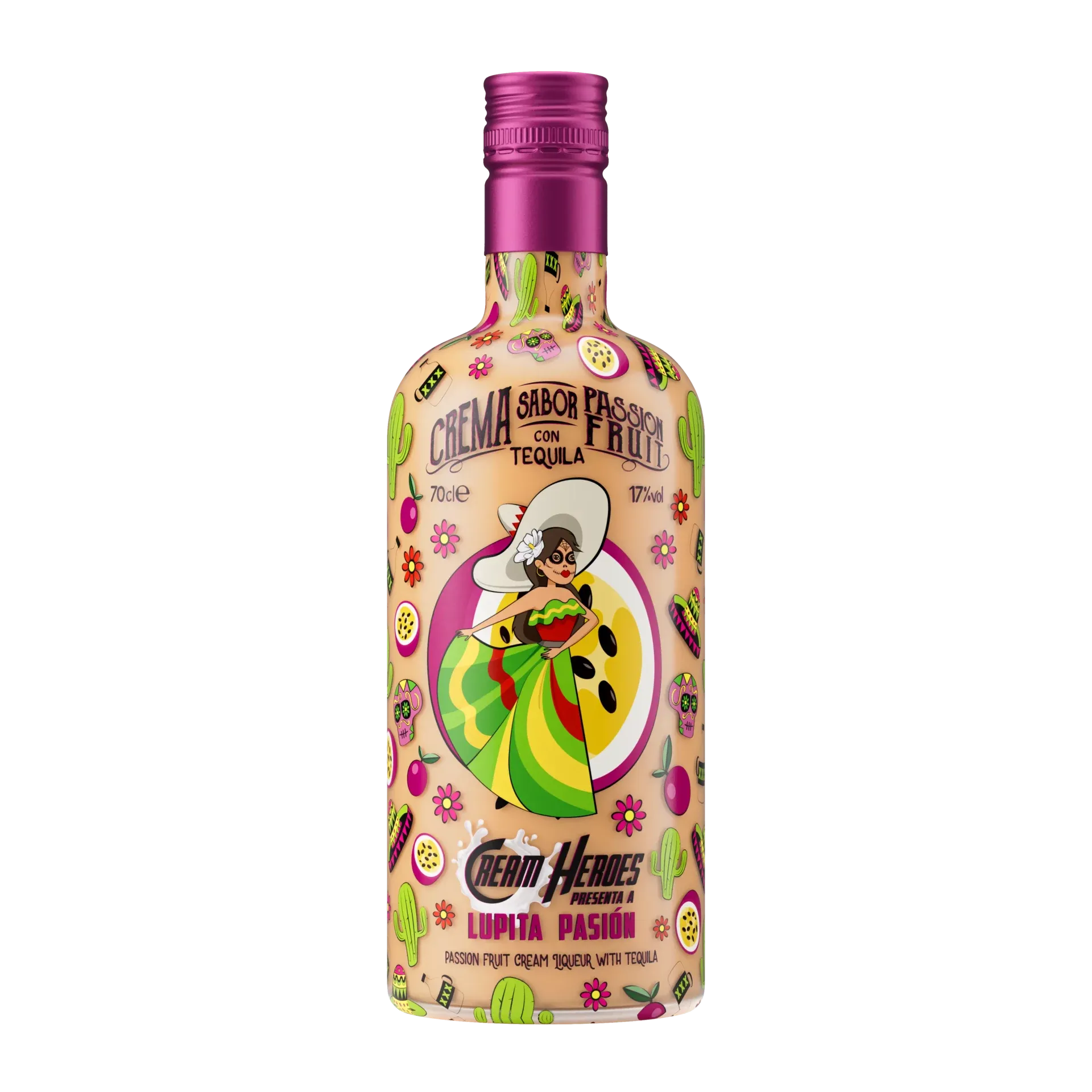 Cream Heroes Lupita Pasión Passion Fruit Cream Liqueur with Tequila 70cl