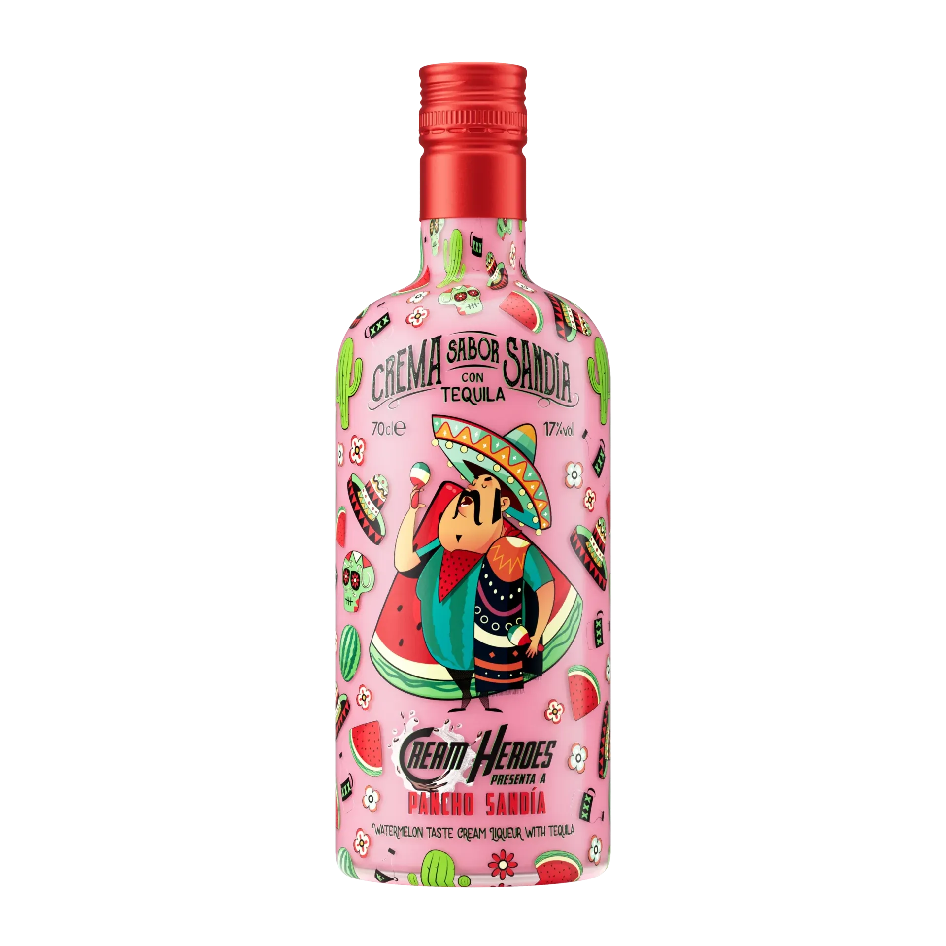 Cream Heroes Pancho Sandía Watermelon Cream Liqueur with Tequila 70cl