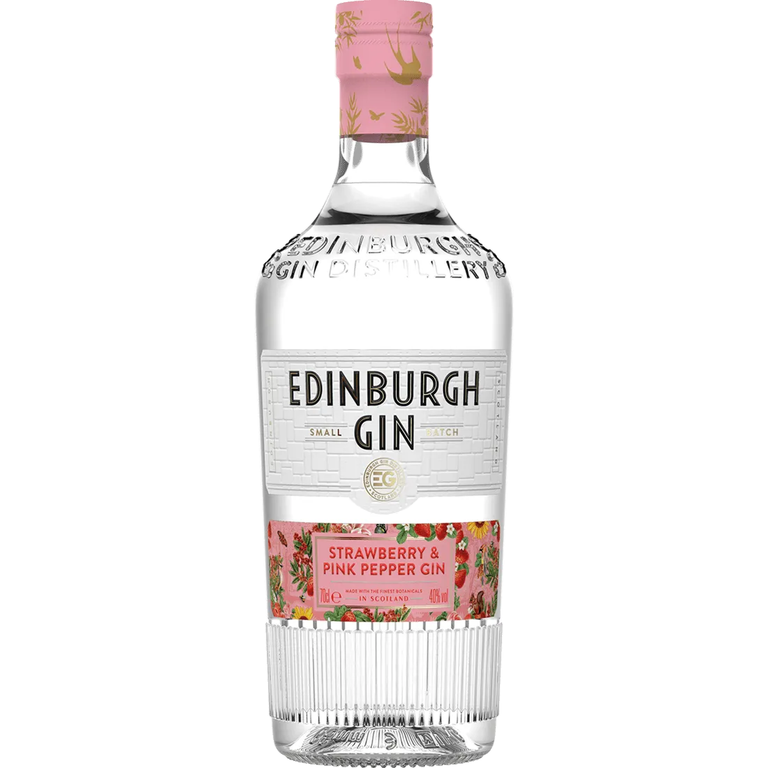 Edinburgh Small Batch Strawberry & Pink Pepper Gin