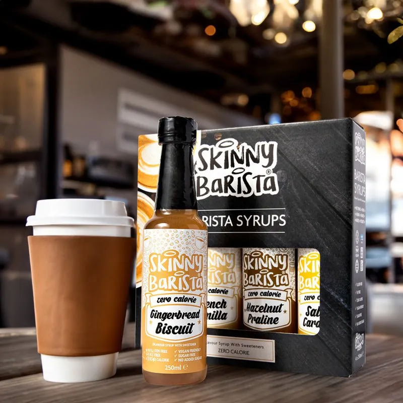 French Vanilla Flavour Syrup - Zero Calorie Sugar Free Skinny Coffee  - 250ml