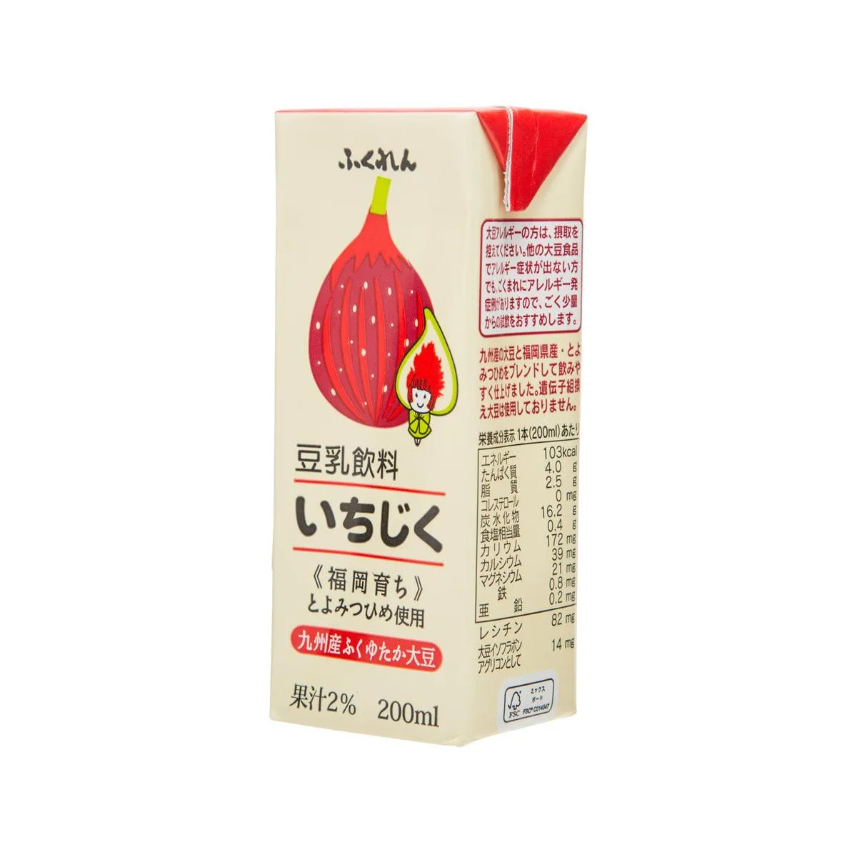 FUKUREN Fig Soymilk Drink  (200mL)