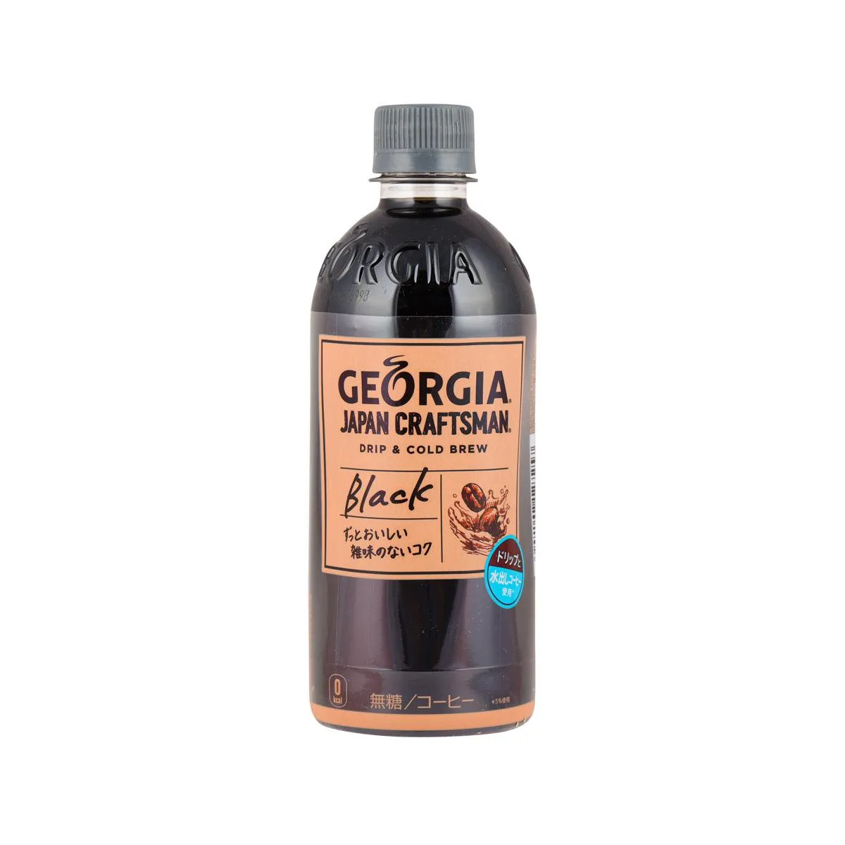 GEORGIA Japan Craftsman Drip & Cold Brew Black Coffee [PET]  (500mL)