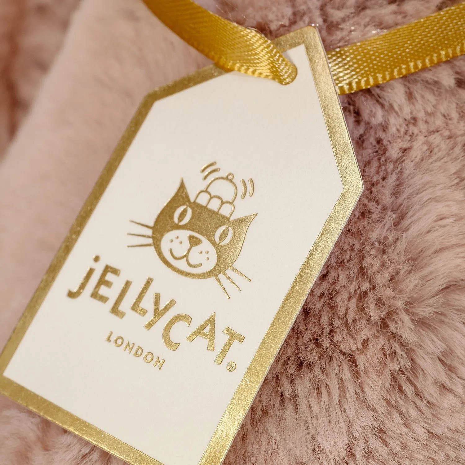 Jellycat Bashful Luxe Bunny Rosa - Huge