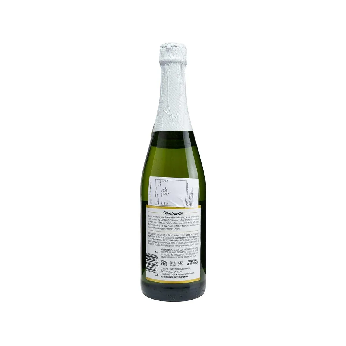 MARTINELLI'S Sparkling Apple Cider  (750mL)