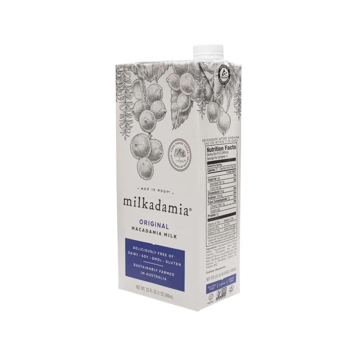 MILKADAMIA Macadamia Milk - Original  (946mL)