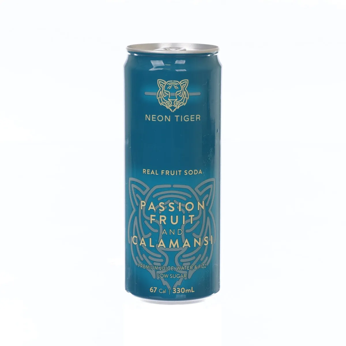NEON TIGER Real Fruit Soda - Passion Fruit & Calamansi [Can]  (330mL)