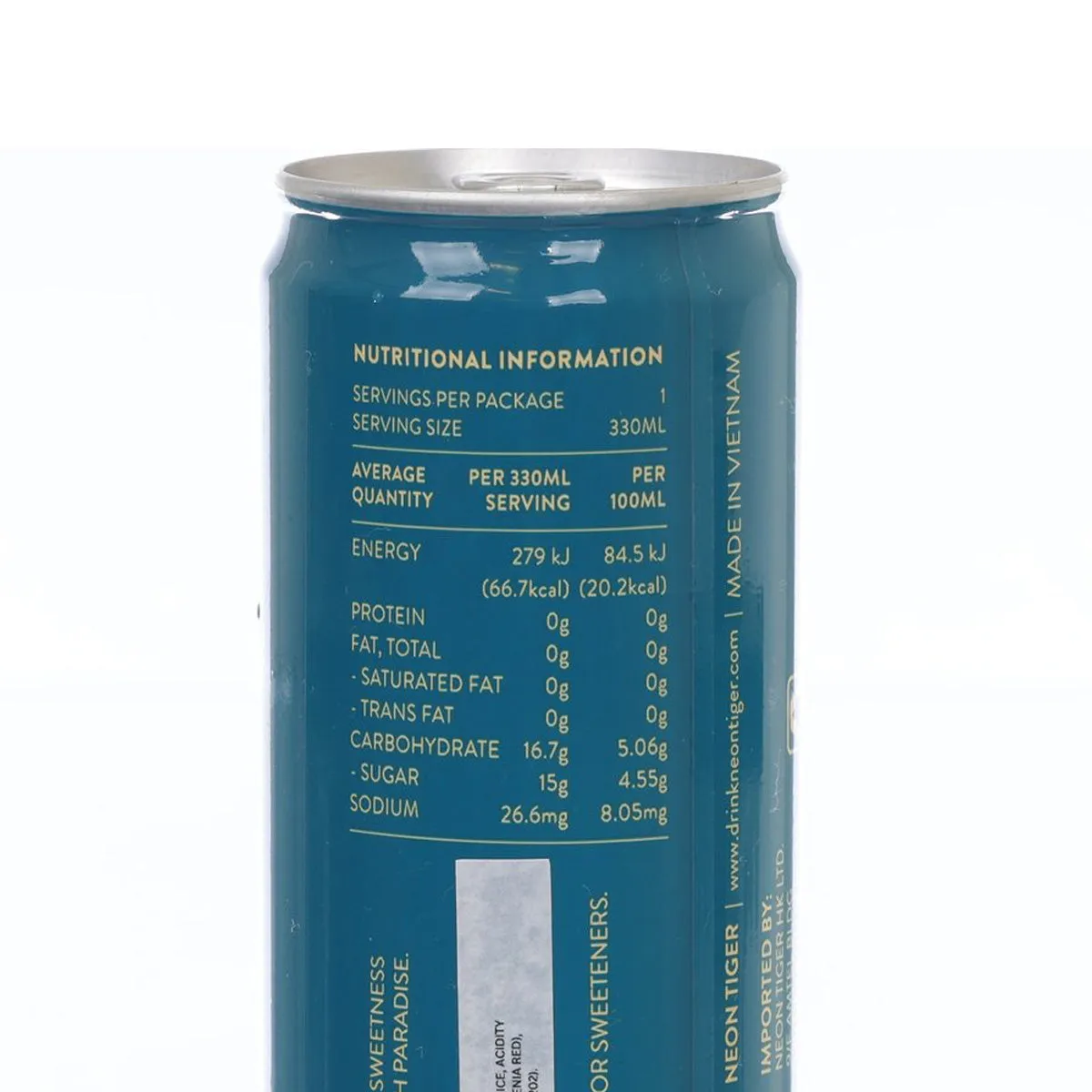 NEON TIGER Real Fruit Soda - Passion Fruit & Calamansi [Can]  (330mL)