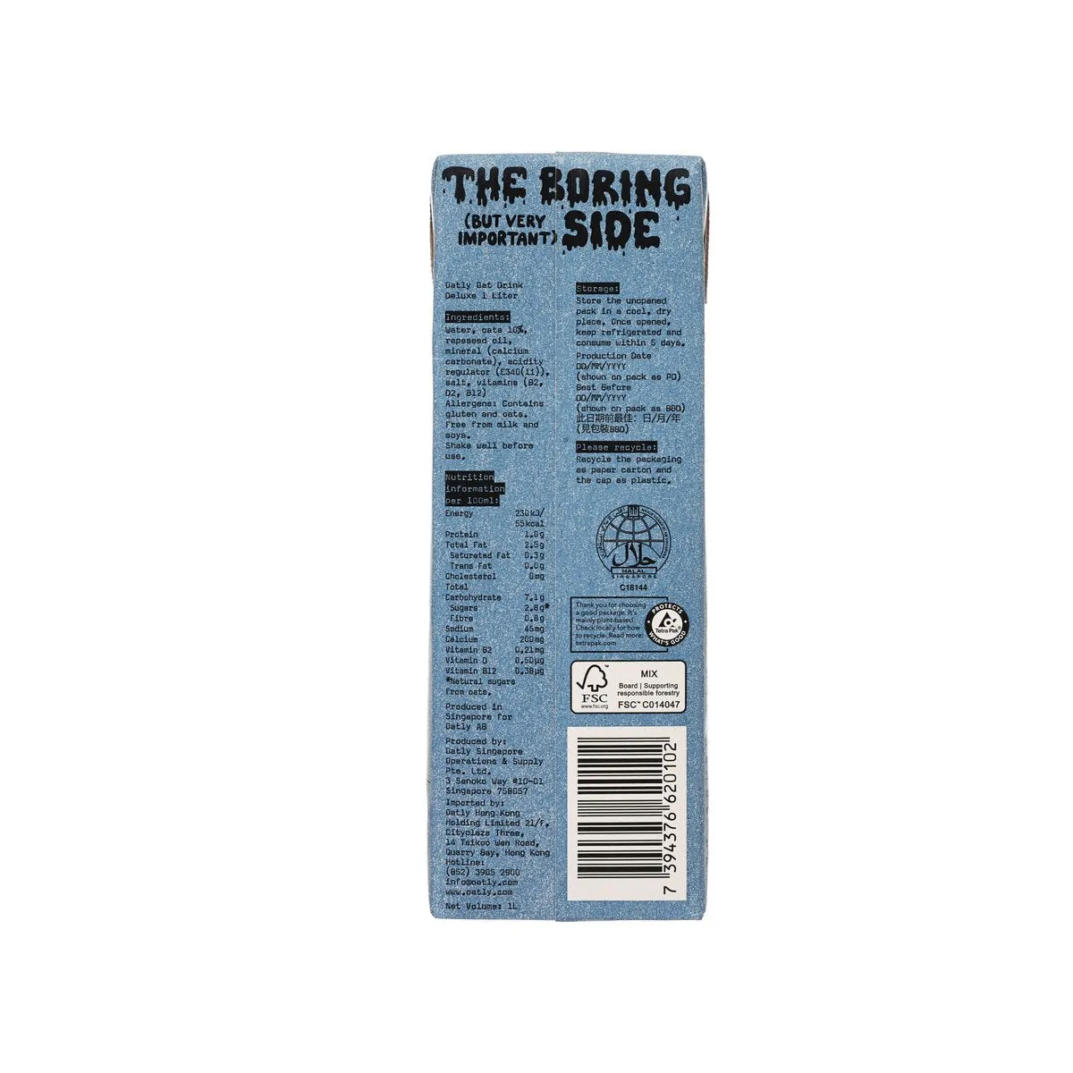 OATLY Oat Drink - Deluxe High Calcium  (1L)
