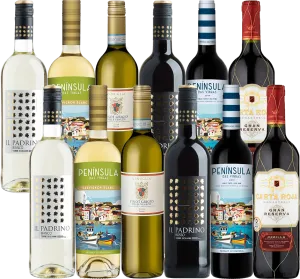 Our Top Cellars 12 Bottle Case