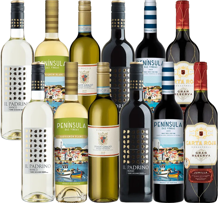 Our Top Cellars 12 Bottle Case