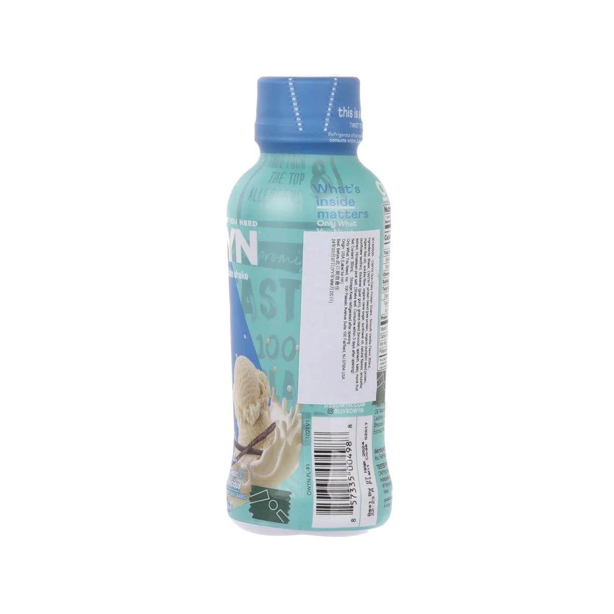 OWYN Plant Based Protein Drink - Smooth Vanilla Flavor [PET]  (355mL)