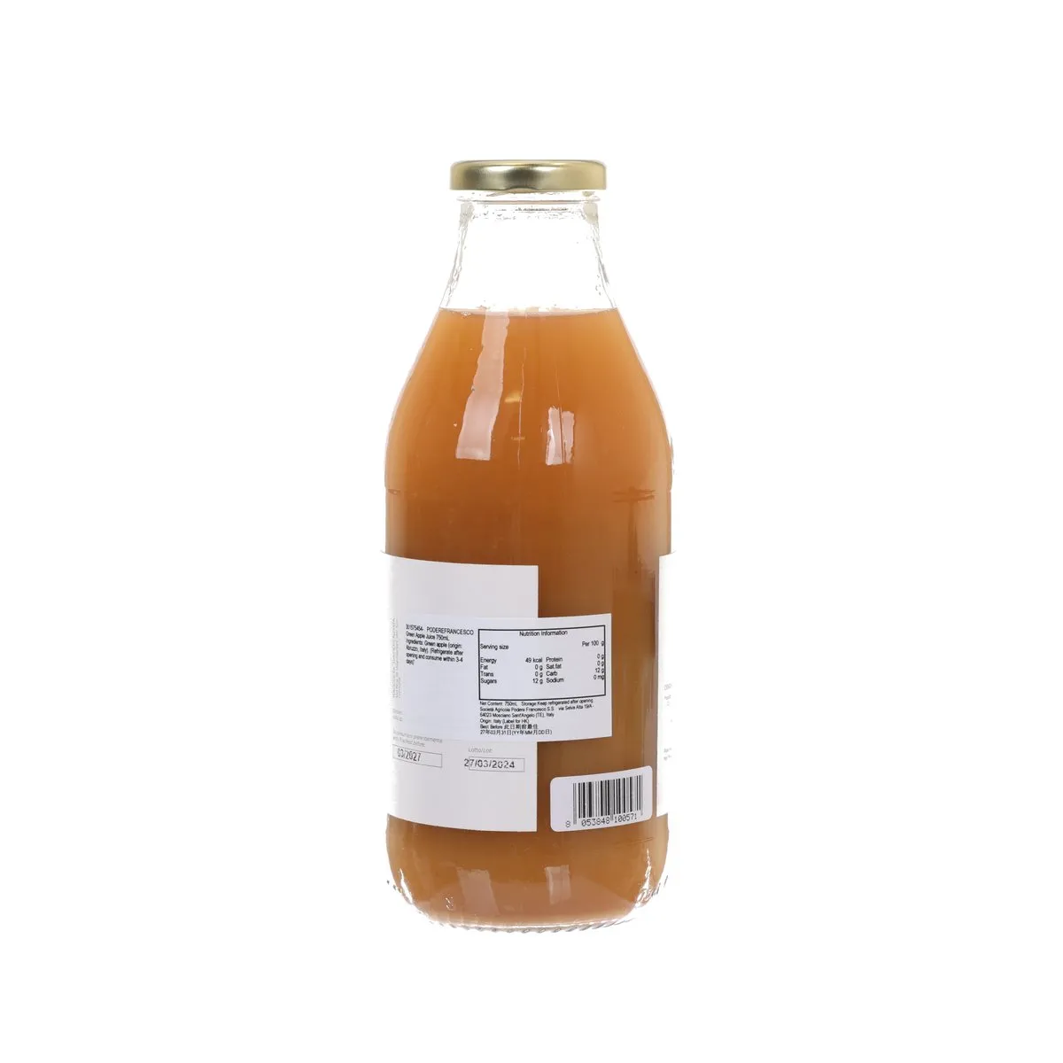 PODEREFRANCESCO Green Apple Juice  (750mL)