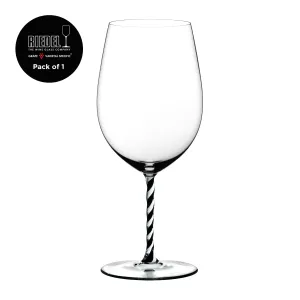 Riedel - Fatto A Mano - Bordeaux Grand Cru - Black and White Twisted