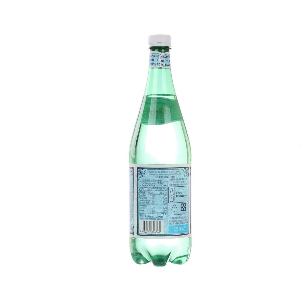 SAN PELLEGRINO Sparkling Natural Mineral Water [PET]  (1L)