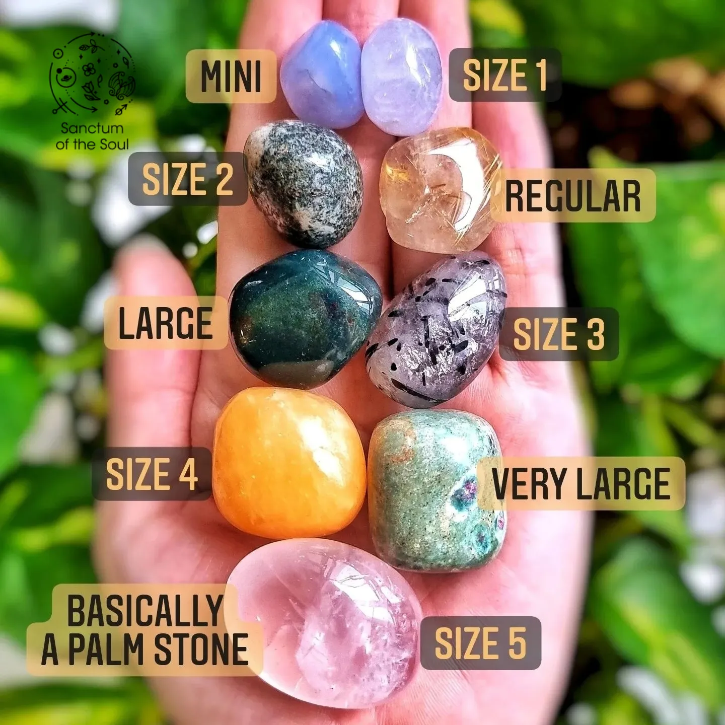 Sparkling Fuchsite Quartz Tumbles