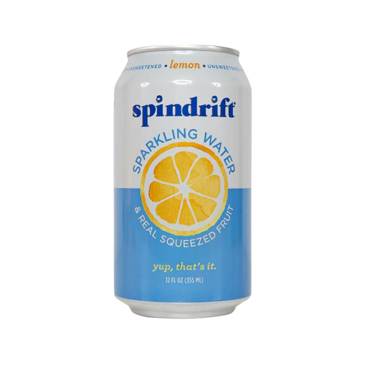 SPINDRIFT Sparkling Water - Lemon  (355mL)
