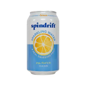 SPINDRIFT Sparkling Water - Lemon  (355mL)