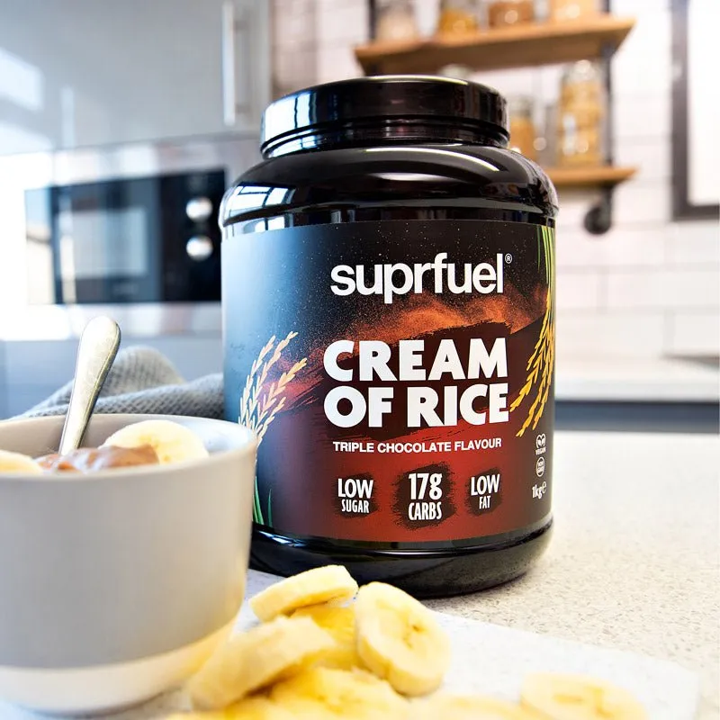 Suprfuel Cream of Rice – 4 Irresistible Flavours - 1kg