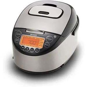 Tiger JKT-D Multi-Functional Induction Heating (IH) Electric Rice Cooker with 12 Cooking Settings (Made in Japan)