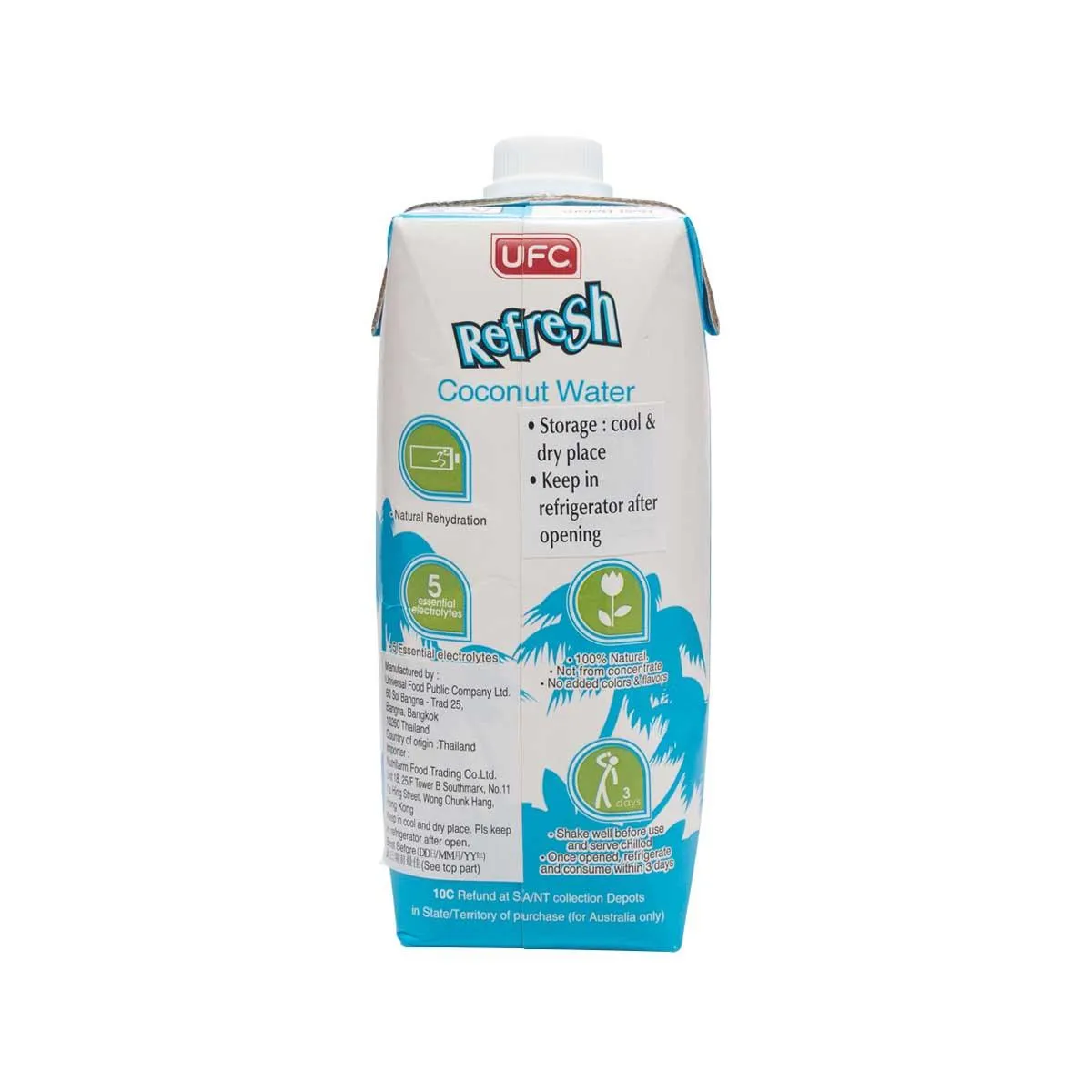 UFC Refresh Coconut Water  (500mL)