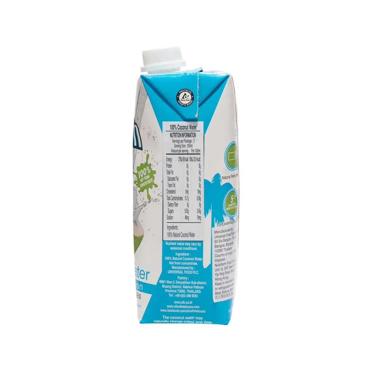UFC Refresh Coconut Water  (500mL)