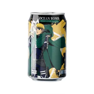 YHB OCEAN BOMB Honey Citron Flavor Sparkling Water - Attack on Titan Armin [Can]  (330mL)